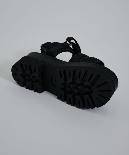 CITY TOKYO（シティトウキョウ）の「【アウトドア〇】ワークソールスポーツサンダル【A＋TOKYO / エープラストウキョウ】（サンダル・レディース・ブラック/ブラウン・1/2）」の12枚目の写真