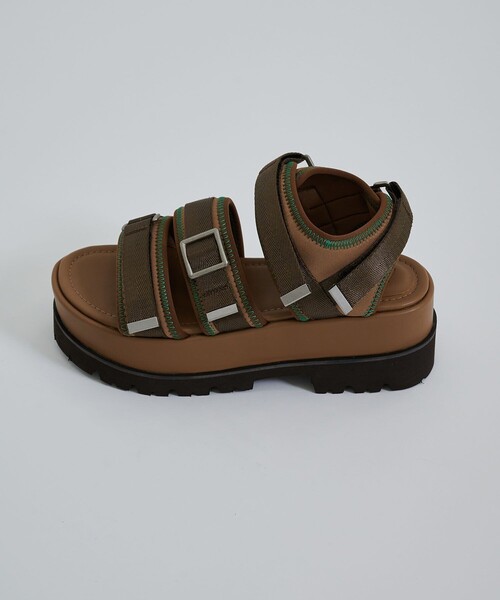 CITY TOKYO（シティトウキョウ）の「【アウトドア〇】ワークソールスポーツサンダル【A＋TOKYO / エープラストウキョウ】（サンダル・レディース・ブラック/ブラウン・1/2）」の15枚目の写真