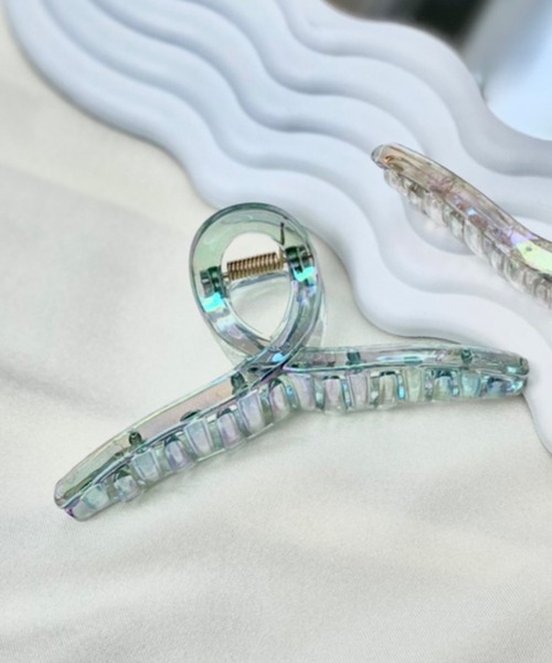 WEGO（ウィゴー）の「WEGO/オーロラアクリルクリップ（バレッタ/ヘアクリップ・レディース・その他1/その他2・FREE）」の7枚目の写真