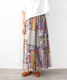 Three Four Time | ヴィンテージコットンサイドギャザーフレアPT(その他パンツ)