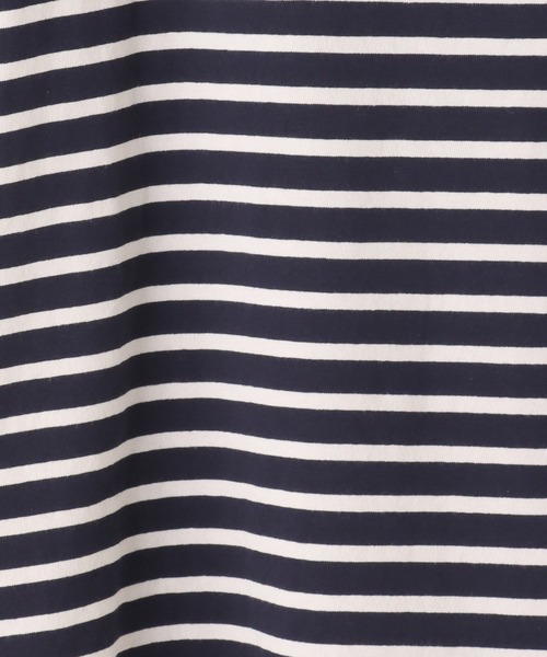 Honeys（ハニーズ）の「ボーダーゆるＴシャツ（Tシャツ/カットソー・レディース・ネイビー系/ベージュ系その他/ネイビー系1/ホワイト×ネイビー・S/L/M）」の11枚目の写真
