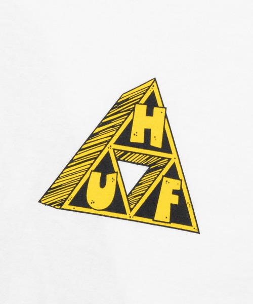 HUF(ハフ)の「SATURDAY MORNING TT TEE / HUF プリントTシャツ(Tシャツ/カットソー・メンズ・ホワイト/チョコ/ブラック・SMALL/MEDIUM/LARGE/X-LARGE/XX-LARGE)」の6枚目の写真