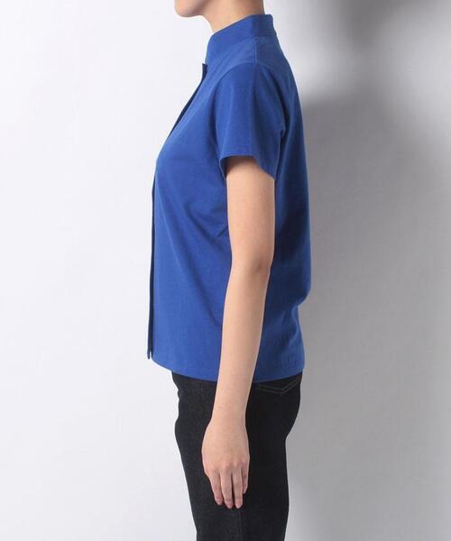 agnes b.（アニエスベー）の「J000 CHEMISE コットンジャージシャツ（シャツ/ブラウス・レディース・ブルー系その他・1/2/3）」の3枚目の写真