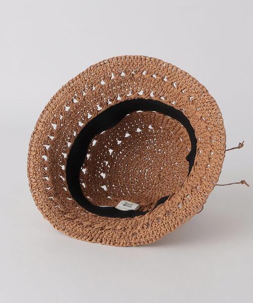 green label relaxing(グリーンレーベルリラクシング)の「GLR スカシ柄 ハット(ハット・キッズ・ナチュラル/ブラウン・FREE)」の8枚目の写真