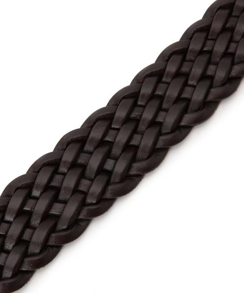 green label relaxing(グリーンレーベルリラクシング)の「AP LEATHER MESH PT 35 ベルト bizmen02(ベルト・メンズ・ブラック/ダークブラウン・MEDIUM/LARGE)」の5枚目の写真