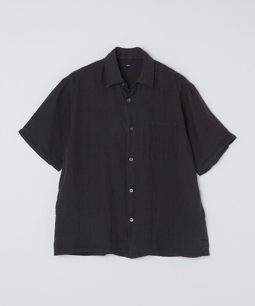 SHIPS（シップス）の「SHIPS: エアリー ラミー ガーメントダイ レギュラーカラーシャツ S/S（シャツ/ブラウス・メンズ・ライトグレー/ブラック/ネイビー/オリーブ・SMALL/MEDIUM/LARGE/X-LARGE）」の16枚目の写真