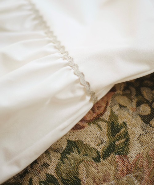 spoon store（スプーンストア）の「レース切替Aラインワンピース（ワンピース・レディース・ホワイト/ベージュ・SMALL/MEDIUM）」の6枚目の写真