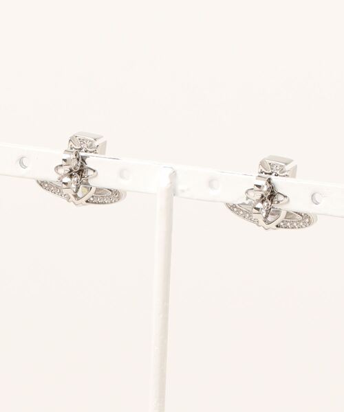 Vivienne Westwood（ヴィヴィアンウエストウッド）の「6201031T/ARIELLA EARRINGS-CON（ピアス（両耳用）・レディース・ピンク/シルバー/ゴールド/ブルー・FREE）」の5枚目の写真