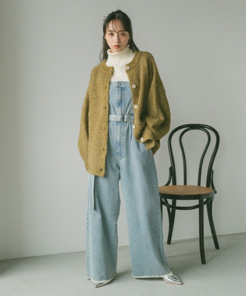 VANNIE U(ヴァニーユー)の「フィンガータートルニット(ニット/セーター・レディース・ブラック/ベージュ/パープル/ブラウン/ピンク/グリーン/アイボリー/レッド/グレー/ライトグレー・FREE)」の12枚目の写真