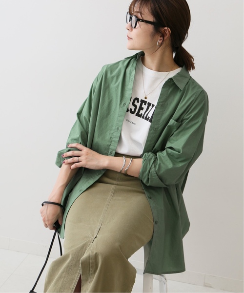 SLOBEIENA 製品染めシャツ SLOBE IENA｜《セットアップ対応可》製品染めシャツ | Rakuten