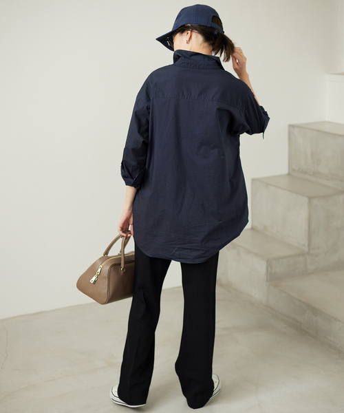 ⭐︎人気アイテム⭐︎slobeiena 製品染めシャツ SLOBE IENA（スローブイエナ）の「製品染めシャツ（シャツ