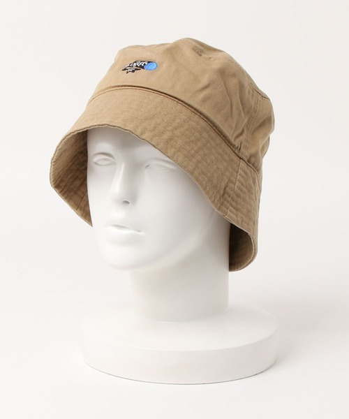 ALAND（エーランド）の「【UNISEX】ALAND／NEW FISH ロゴバケハ　2349511（ハット・レディース・ブラック/ベージュ/ネイビー/グリーン・FREE）」の3枚目の写真