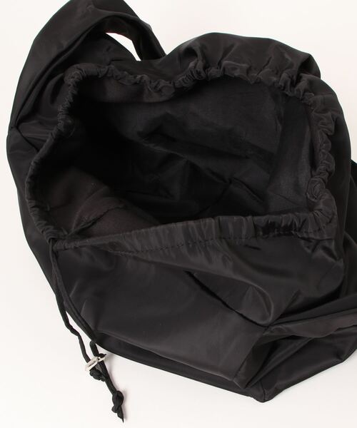 ap retro（アプレトロ）の「ドロストショルダーバッグ / クロスボディバッグ（ショルダーバッグ・レディース・ブラック/オフホワイト・FREE）」の9枚目の写真