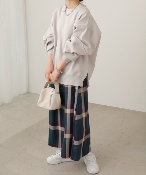 frames RAY CASSIN（フレームスレイカズン）の「T/Rビッグチェックスカート（スカート・レディース・ブラウン系/グリーン系/ブルー系/パープル系・FREE）」の16枚目の写真