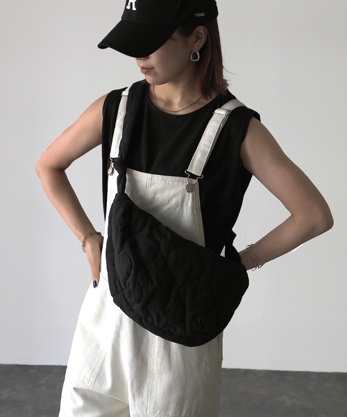 Riberry（リベリー）の「キルティングミニショルダーバッグ（ショルダーバッグ・レディース・アイボリー/ブラック/カーキ/イエロー/ベージュ・FREE）」の18枚目の写真