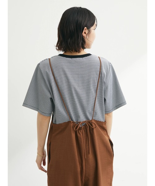 Green Parks(グリーンパークス)の「ゆったりサロペット(サロペット/オーバーオール・レディース・ブラック/ブラウン・FREE)」の17枚目の写真