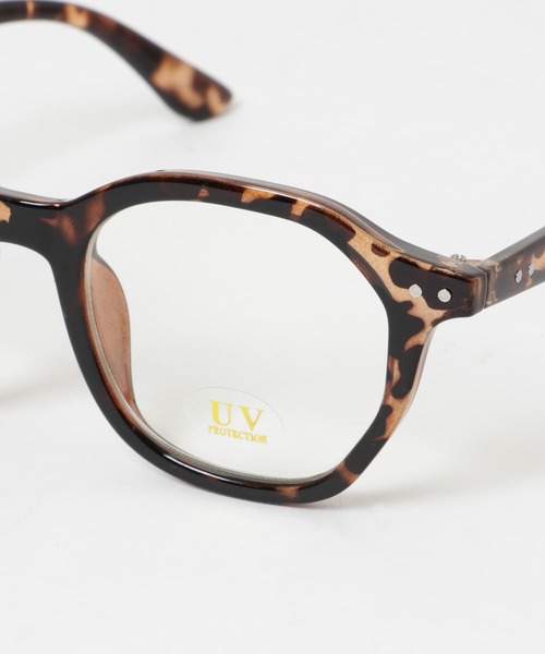 SMELLY（スメリー）の「オクタゴンフレームダテメガネ（メガネ・レディース・ブラウン/ブラック・-）」の18枚目の写真