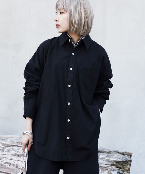 ROOPTOKYO(ループトウキョウ)の「綿麻ストレッチビッグシャツ 長袖シャツ(シャツ/ブラウス・メンズ・ホワイト/モカ/カーキ/ブラック/ネイビー・M/XL/L)」の16枚目の写真