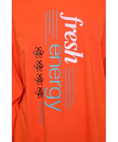 SLY(スライ)の「FRESH ENERGY T/SH フレッシュエナジー Tシャツ(Tシャツ/カットソー・レディース・ホワイト/ブラック/オレンジ・FREE)」の22枚目の写真