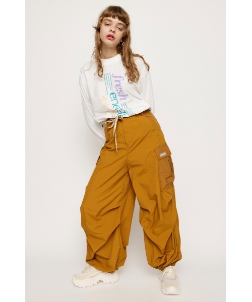 SLY(スライ)の「FRESH ENERGY T/SH フレッシュエナジー Tシャツ(Tシャツ/カットソー・レディース・ホワイト/ブラック/オレンジ・FREE)」の5枚目の写真