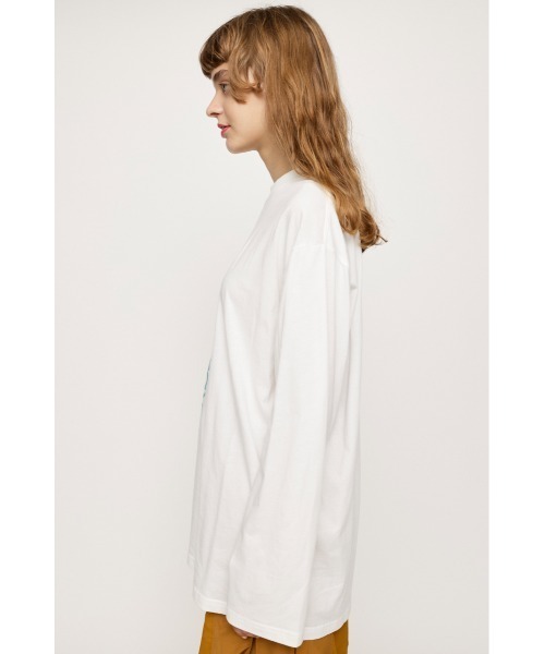 SLY(スライ)の「FRESH ENERGY T/SH フレッシュエナジー Tシャツ(Tシャツ/カットソー・レディース・ホワイト/ブラック/オレンジ・FREE)」の7枚目の写真