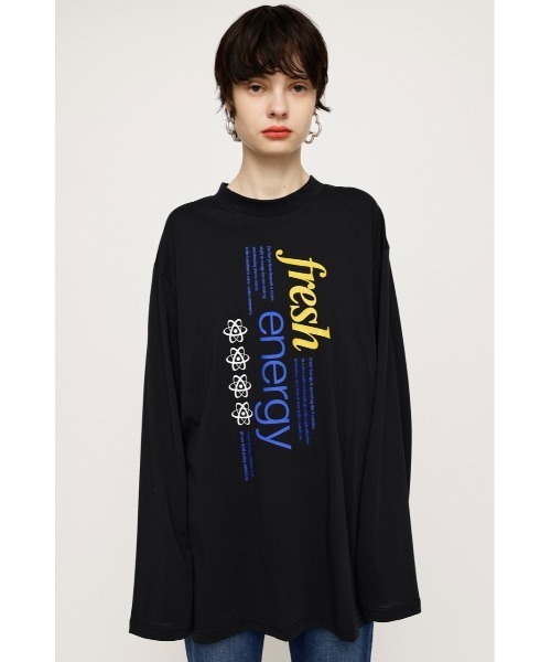 SLY(スライ)の「FRESH ENERGY T/SH フレッシュエナジー Tシャツ(Tシャツ/カットソー・レディース・ホワイト/ブラック/オレンジ・FREE)」の12枚目の写真
