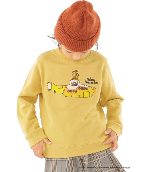 SHIPS（シップス）の「SHIPS KIDS:100～130cm / ＜家族おそろい＞【THE BEATLES（ザ・ビートルズ）】スウェット（Tシャツ/カットソー・キッズ・ベージュ/グレー/ネイビー/イエロー系その他2・130/120/110/100）」の4枚目の写真