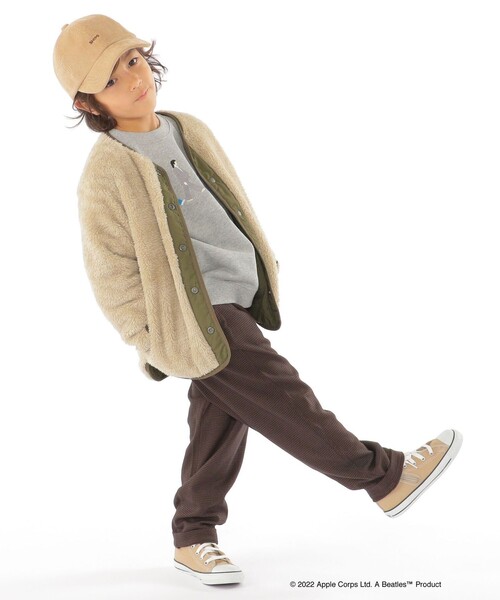 SHIPS（シップス）の「SHIPS KIDS:100～130cm / ＜家族おそろい＞【THE BEATLES（ザ・ビートルズ）】スウェット（Tシャツ/カットソー・キッズ・ベージュ/グレー/ネイビー/イエロー系その他2・130/120/110/100）」の8枚目の写真