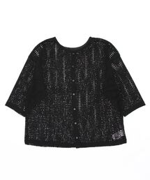 Samansa Mos2 | レース前後2WAYカーディガン(カーディガン/ボレロ)