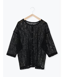 レース前後2WAYカーディガン