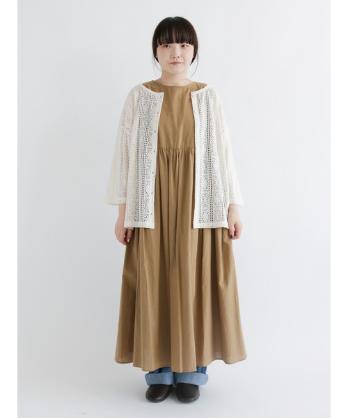 Samansa Mos2(サマンサ モスモス)の「レース前後2WAYカーディガン(カーディガン/ボレロ・レディース・ブラック/ブラウン/キナリ・フリ-)」の15枚目の写真