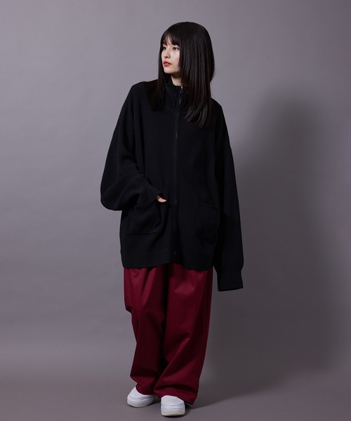 re_k by JUNRED（レクバイジュンレッド）の「re_k by JUNRED / BIGドライバーズニット（カーディガン/ボレロ・メンズ・グリーン/ブルー/ブラック・L/S/M）」の13枚目の写真