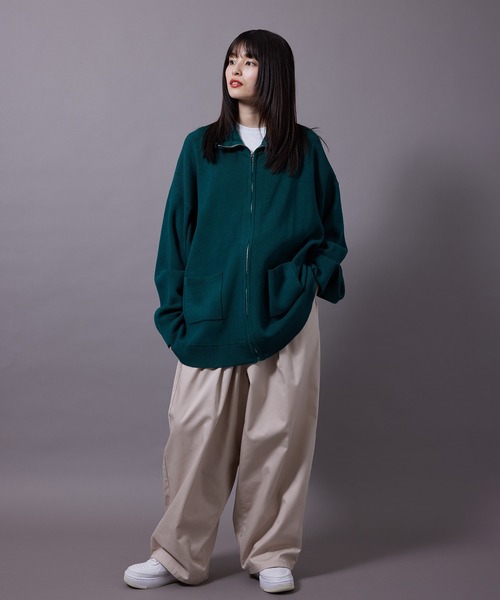 re_k by JUNRED（レクバイジュンレッド）の「re_k by JUNRED / BIGドライバーズニット（カーディガン/ボレロ・メンズ・グリーン/ブルー/ブラック・L/S/M）」の15枚目の写真