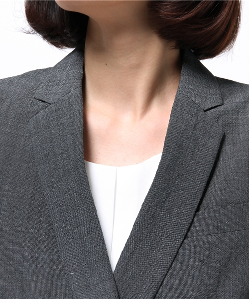 JOURNAL STANDARD relume(ジャーナルスタンダード レリューム)の「RE-サマーウールダブルジャケット#(テーラードジャケット・レディース・ブラック系その他/グレー/ライトグレー/グレー系その他/ネイビー・SMALL/MEDIUM)」の10枚目の写真