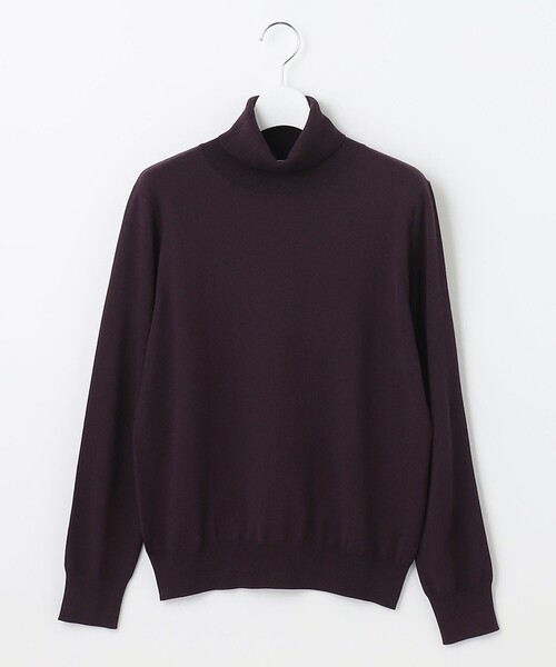J.PRESS Ladies(J.プレス レディス)の「【洗える】PRINCE タートルネック ニット(ニット/セーター・レディース・パープル系/アイボリー系/ライトグレー系/ブラック系/ベージュ系/サックスブルー系・SMALL)」の13枚目の写真