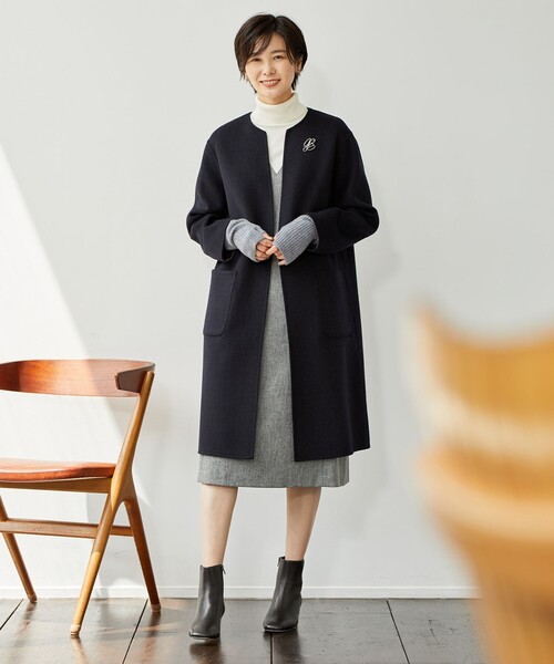 J.PRESS Ladies(J.プレス レディス)の「【洗える】PRINCE タートルネック ニット(ニット/セーター・レディース・パープル系/アイボリー系/ライトグレー系/ブラック系/ベージュ系/サックスブルー系・SMALL)」の10枚目の写真