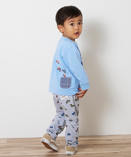 kladskap(クレードスコープ)の「総柄ロング丈レギパン(その他パンツ・キッズ・ネイビー/グレー・110cm/100cm/80cm/90cm)」の20枚目の写真