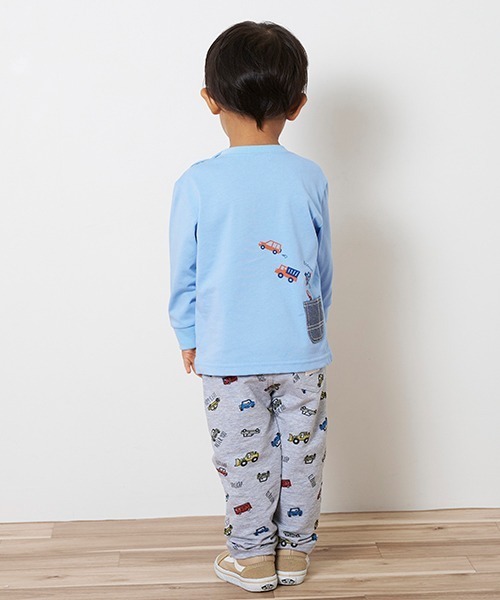 kladskap(クレードスコープ)の「総柄ロング丈レギパン(その他パンツ・キッズ・ネイビー/グレー・110cm/100cm/80cm/90cm)」の19枚目の写真