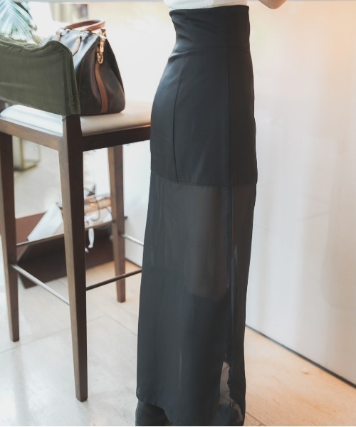 LOPEW（ロピュ）の「シアードッキングSK（スカート・レディース・ブラック/ブラウン/クリーム・SMALL/MEDIUM）」の8枚目の写真