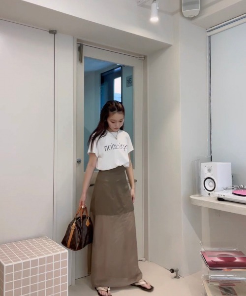 LOPEW（ロピュ）の「シアードッキングSK（スカート・レディース・ブラック/ブラウン/クリーム・SMALL/MEDIUM）」の22枚目の写真