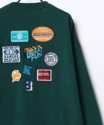 Back Patch オーバーサイズ アメカジ ワッペン バック刺繍 スウェット レディース メンズ トレーナー