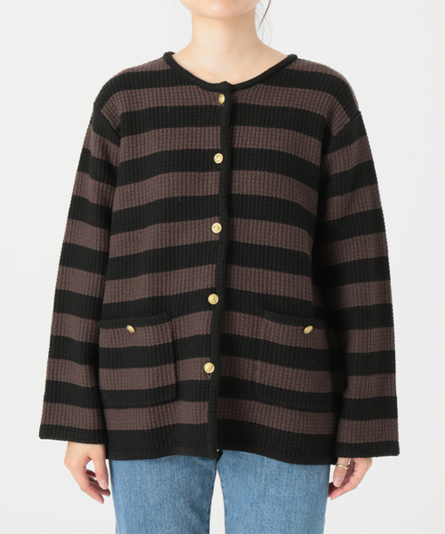 JOURNAL STANDARDニットアウター ダブルフェイスコクーンニットジャケット（カーディガン⁄ボレロ