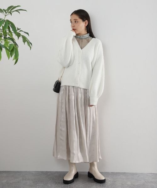 mm6 シャギー穴あきカーディガン XL mm6 シャギー穴あきカーディガン XL