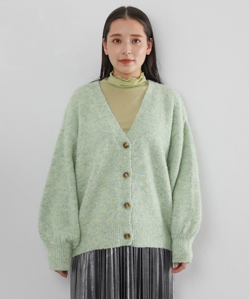 mm6 シャギー穴あきカーディガン　XL mm6 シャギー穴あきカーディガン XL mm6 シャギー穴あきカーディガン XL