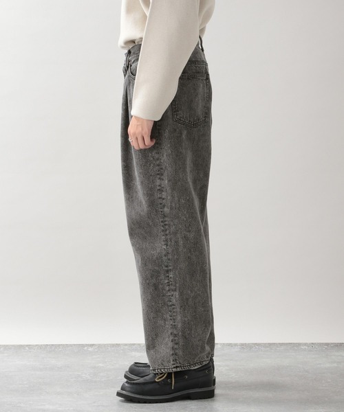 RAGEBLUE（レイジブルー）の「加工デニム/タックワイドパンツ（デニムパンツ・メンズ・ブルー/ダークグレー・MEDIUM/LARGE）」の10枚目の写真