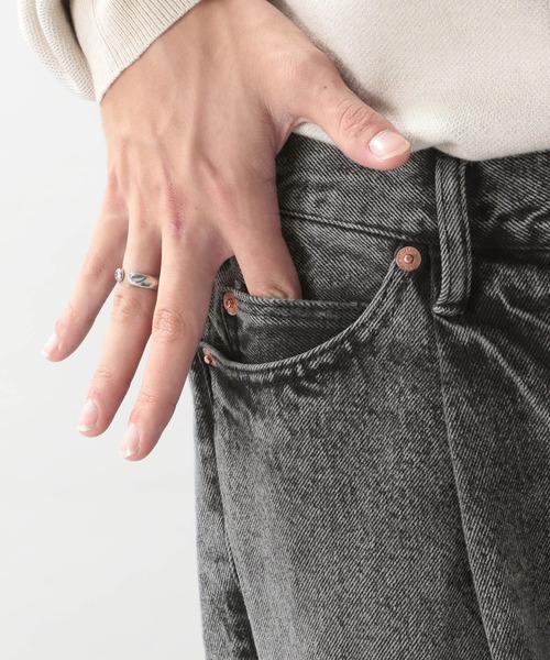 RAGEBLUE（レイジブルー）の「加工デニム/タックワイドパンツ（デニムパンツ・メンズ・ブルー/ダークグレー・MEDIUM/LARGE）」の17枚目の写真