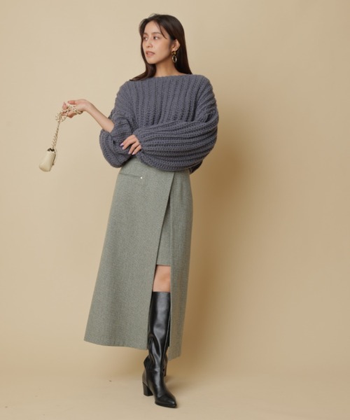 Mystrada - 新品・タグ付き❤️Mystrada 手編みニット　プルオーバー　アップルグリーン 2099497439.jpg?1700826783