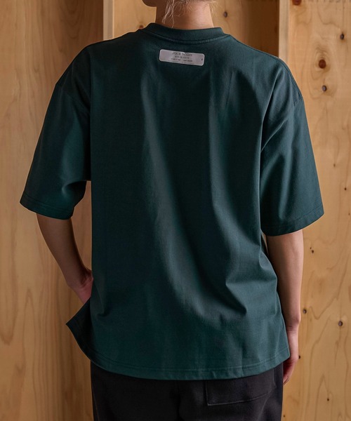 Jack Miller(ジャックミラー)の「Jack Miller S/SルーズフィットTシャツ2 005(Tシャツ/カットソー・メンズ・キナリ/モスグリーン/ブラック・M/S/L)」の22枚目の写真