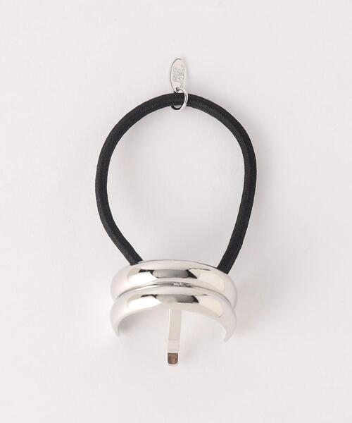 green label relaxing（グリーンレーベルリラクシング）の「Round カバー メタルヘアカフ（その他ヘアアクセサリー・レディース・シルバー/ゴールド・FREE）」の2枚目の写真