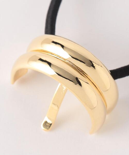 green label relaxing（グリーンレーベルリラクシング）の「Round カバー メタルヘアカフ（その他ヘアアクセサリー・レディース・シルバー/ゴールド・FREE）」の4枚目の写真